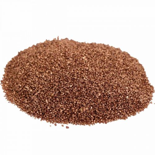 Floristik24 Cor areia cobre decorativo areia castanho Ø0,5mm 2kg