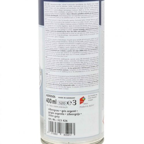 Itens Spray de cor, tinta vintage azul claro, chique gasto 400ml