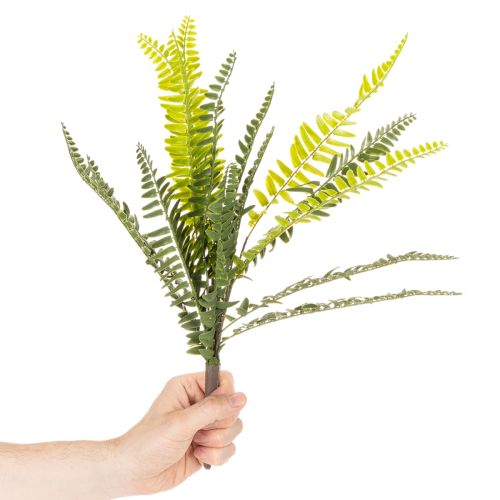 Ramo de samambaia artificial, planta verde artificial para decoração, 45 cm | Floristik24.pt