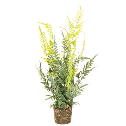 Samambaia artificial com torrão de raízes para decoração de casa e escritório, 57 cm comprar | Floristik24.pt