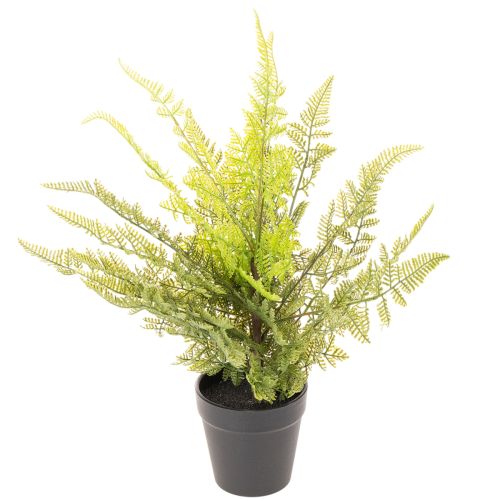 Samambaia artificial em vaso para decoração de interiores, 40 cm