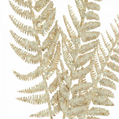 Itens Deco samambaia planta artificial ouro, glitter decoração de natal 74cm