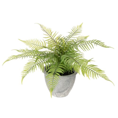 Samambaia artificial em vaso para sala de estar e escritório, 35 cm