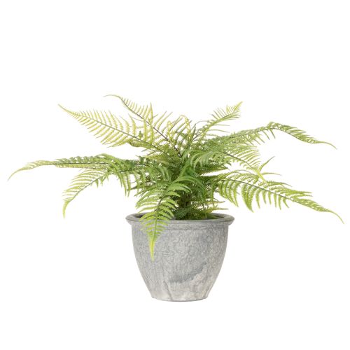 Samambaia artificial em vaso para sala de estar e escritório, 35 cm | Floristik24.pt