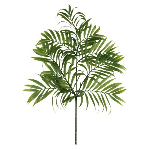 Decoração de palmeira folhas de palmeira plantas artificiais verdes 56 cm 3 unidades