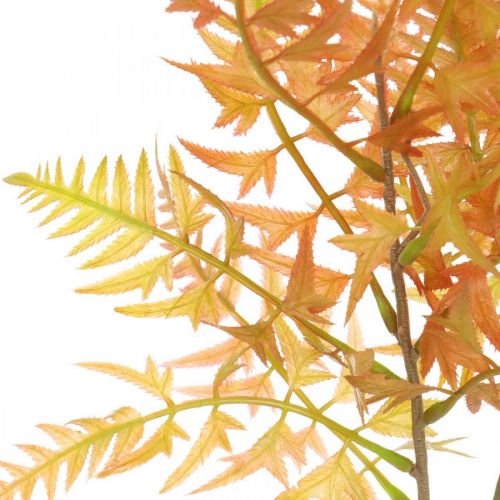 Floristik24 Decoração de outono de samambaia artificial vermelha e verde samambaia artificial 70cm