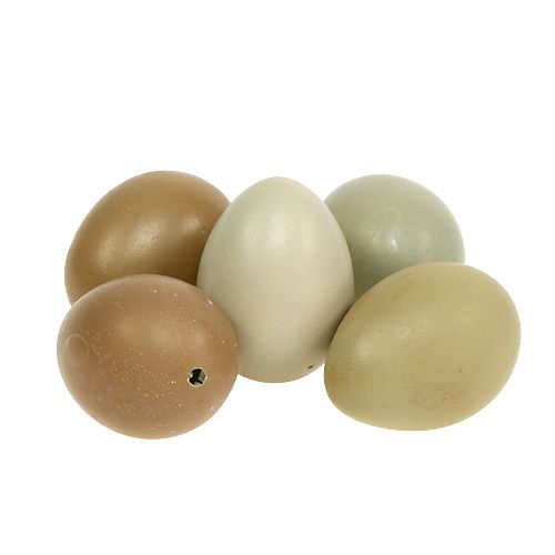 Ovo de faisão verde natureza 4.5cm 12pcs