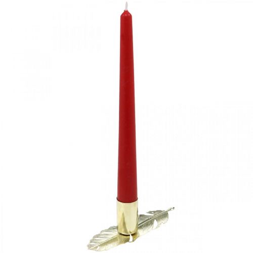 Floristik24 Castiçal na mola, decoração de metal, castiçal, decoração do Advento dourado Ø2,2cm C13cm 4pcs