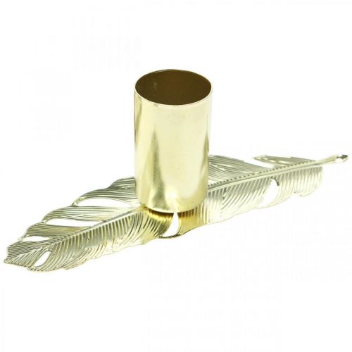 Floristik24 Castiçal na mola, decoração de metal, castiçal, decoração do Advento dourado Ø2,2cm C13cm 4pcs