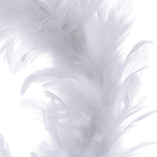 Floristik24 Grinalda de primavera Ø15cm branco 4pcs