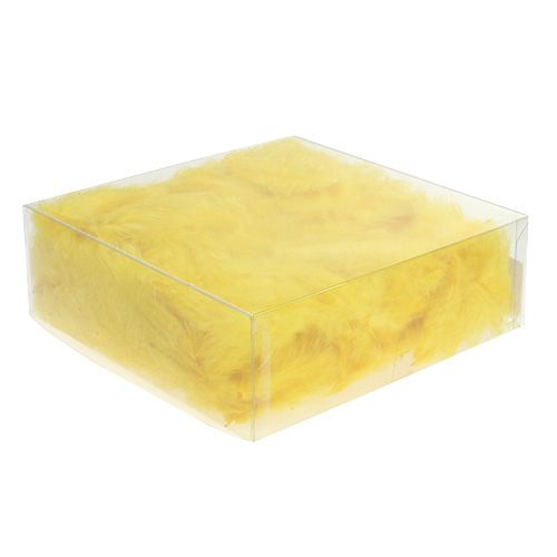 Floristik24 Penas curtas 30g amarelo dourado