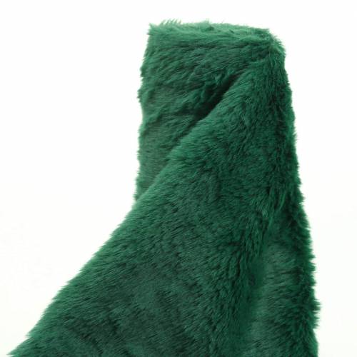 Fita decorativa de pele verde escuro 20cm x 200cm