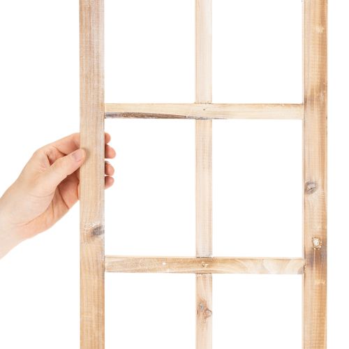 Moldura de janela de madeira como decoração de parede, 100 cm | Floristik24.pt