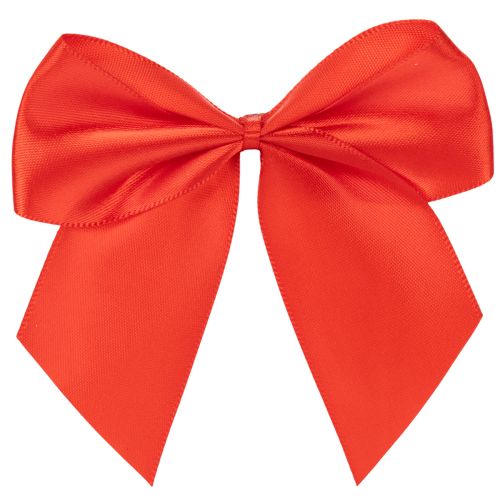 Laço decorativo vermelho, pré-amarrado para artesanato e embalagens, 11 cm, 25 peças comprar | Floristik24.pt