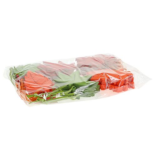 Floristik24 Folhas de feltro para pendurar 24 peças multicoloridas 7,5-8cm