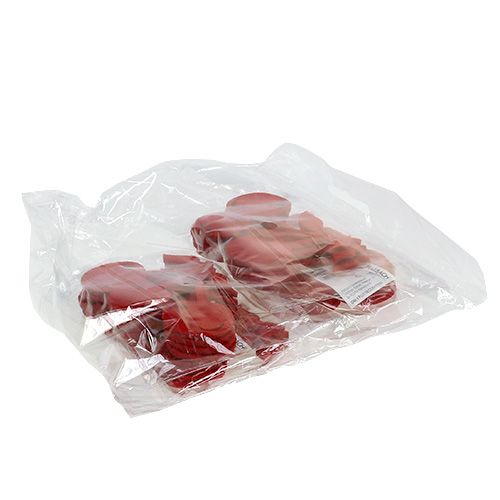 Floristik24 Cerejas de feltro vermelhas 32p