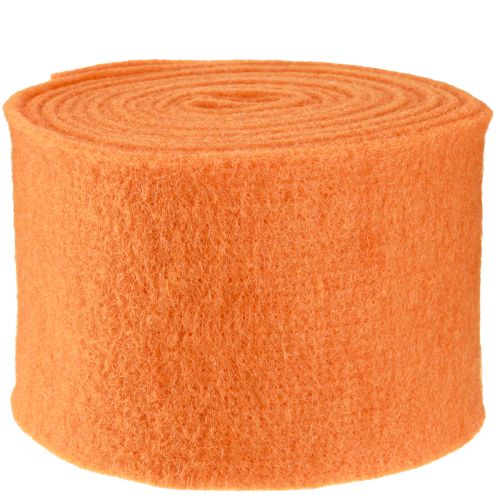 Itens Fita de feltro 15cm x 5m laranja