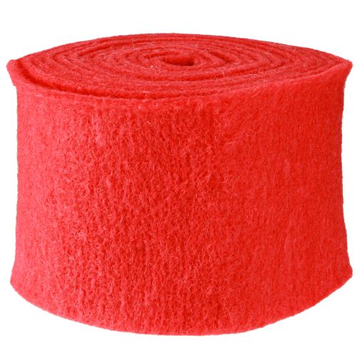 Itens Fita de feltro 15cm x 5m vermelha