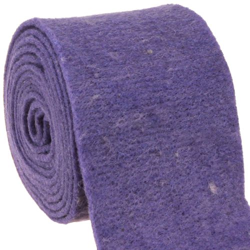 Floristik24 Fita de feltro 15cm x 5m roxa
