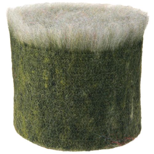 Itens Fita de feltro Franzi pot fita lã feltro verde escuro 15cm 4m