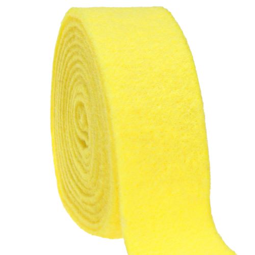 Itens Fita de feltro fita decorativa amarela feltro 7,5cm 5m