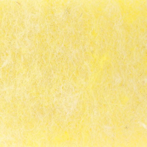 Itens Fita de feltro amarelo claro 7,5cm 5m