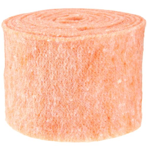 Itens Fita de feltro laranja 15cm 5m
