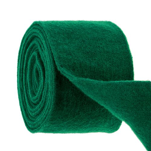 Fita de feltro verde pinheiro 15cm 5m