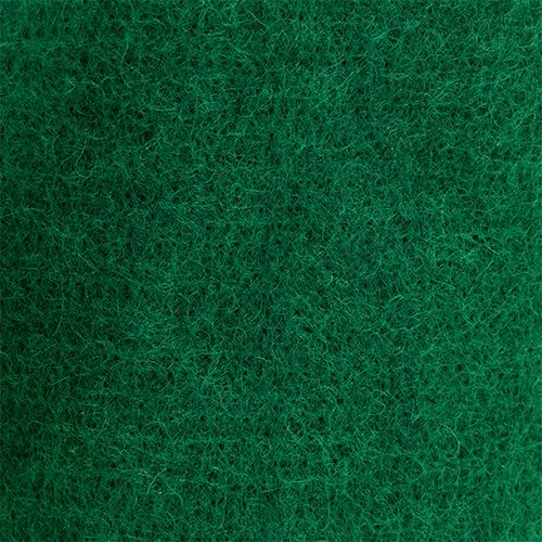 Floristik24 Fita de feltro verde pinheiro 15cm 5m