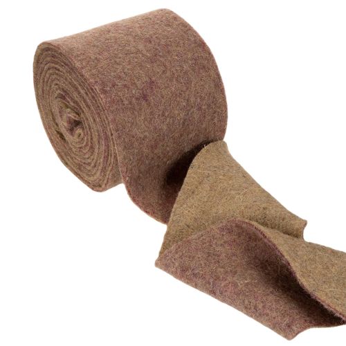 Fita de feltro bicolor feita