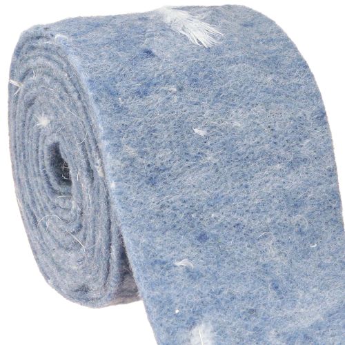 Itens Fita de feltro fita de lã tecido decorativo penas azuis feltro de lã 15cm 5m