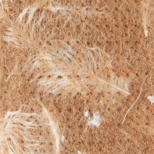 Itens Fita de feltro fita de lã tecido decorativo penas marrons feltro de lã 15cm 5m