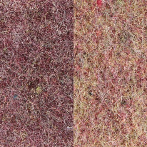 Itens Fita de feltro fita de lã tecido decorativo vermelho vinho bege 7,5cm 5m