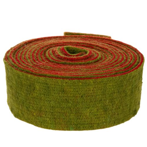 Fita de feltro bicolor para