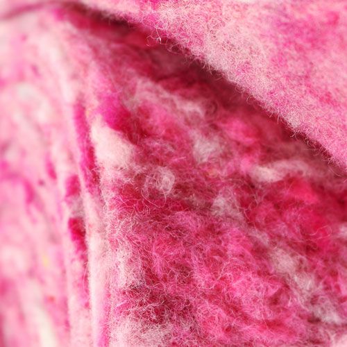 Floristik24 Fita de feltro Happy pink 7,5cm 5m
