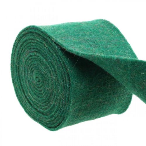 Itens Fita de feltro, fita adesiva, feltro de lã verde, dourado cintilante 15cm 5m
