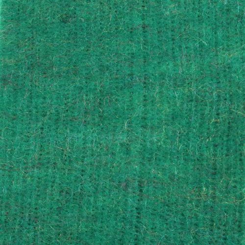 Floristik24 Fita de feltro, fita adesiva, feltro de lã verde, dourado cintilante 15cm 5m
