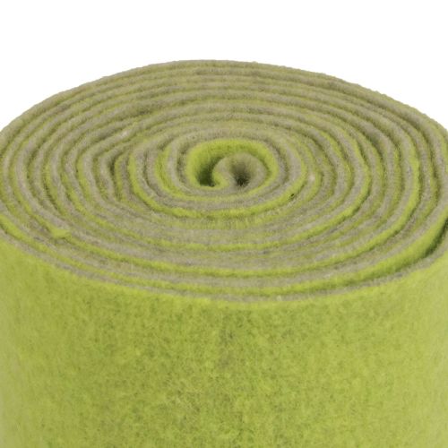 Itens Fita de feltro fita de lã rolo de feltro fita decorativa verde cinza 15cm 5m