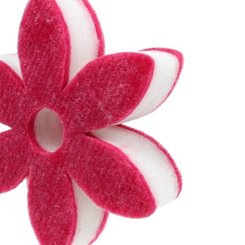 Floristik24 Mistura de flores de feltro para pendurar Ø15-24cm 6pcs