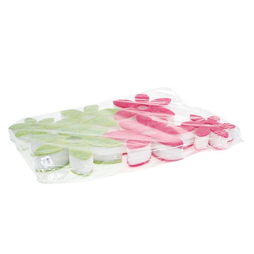 Floristik24 Mistura de flores de feltro para pendurar Ø15-24cm 6pcs