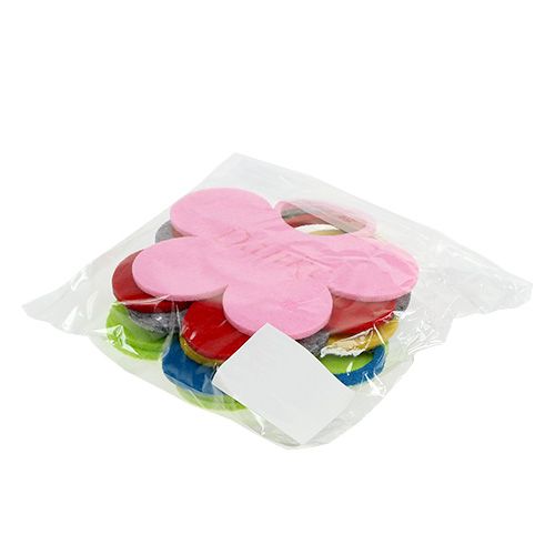Itens Pingente de flor de feltro "Obrigado" 10cm 8pcs