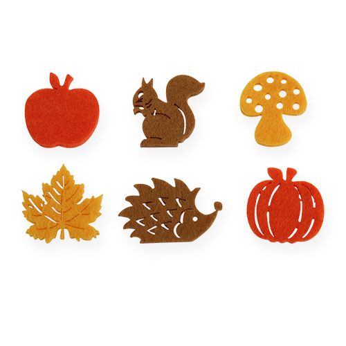 Floristik24 Feltro decorativo espalhado 3cm 72 un