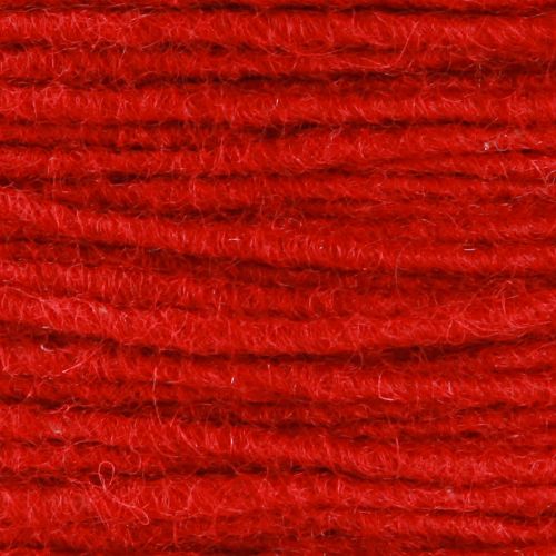 Itens Cordão de feltro fio de lã fio de lã pavio vermelho 100m