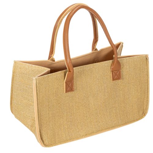 Bolsa de feltro com aparência de ráfia, 50 cm x 25 cm x 25 cm comprar | Floristik24.pt