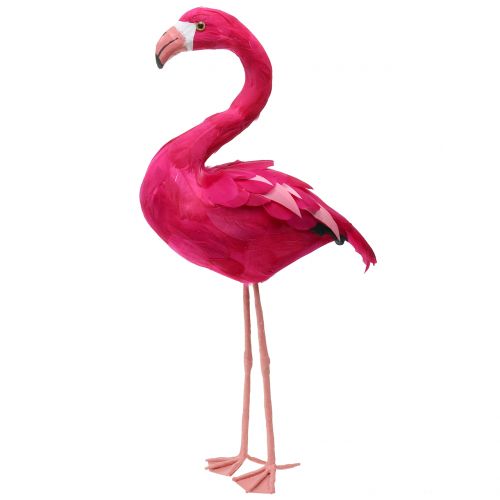 Floristik24 Pássaro decorativo Flamingo Rosa Alt 46cm
