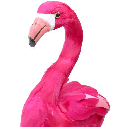 Floristik24 Pássaro decorativo Flamingo Rosa Alt 46cm