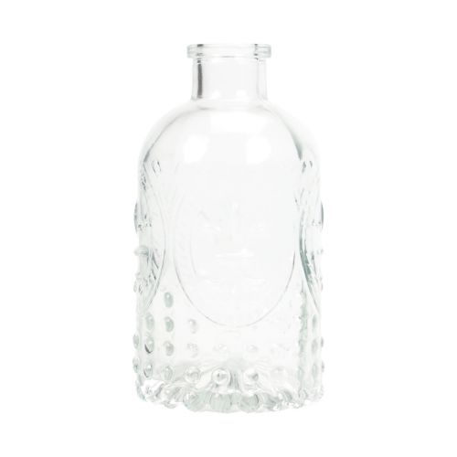 Garrafas decorativas mini vasos castiçais de vidro Alt.12,5 cm 6 unidades