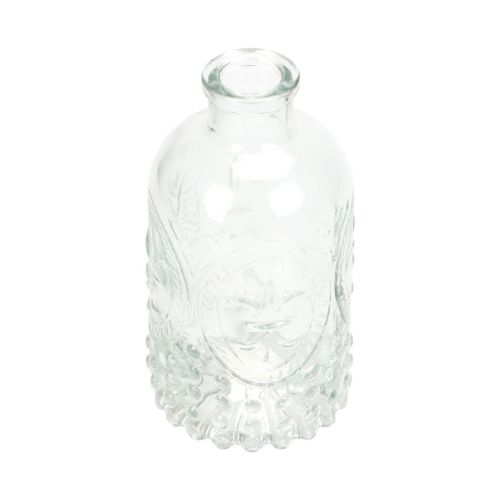 Garrafas decorativas mini vasos castiçais de vidro Alt.12,5 cm 6 unidades