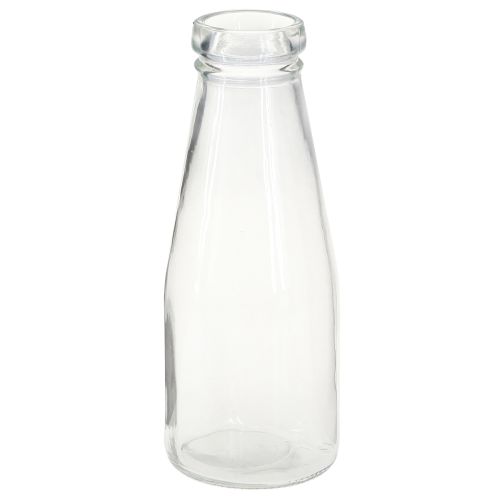 Floristik24 Decoração de garrafas garrafa de vidro vaso de vidro Ø8cm 22cm