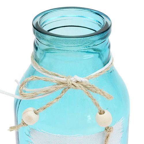 Floristik24 Frasco de vidro em cores sortidas Ø8cm Alt.15cm 3pçs